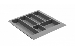 Decor Cutle Bandejas para Cubiertos Inserto para Cajón de Cocina 500 Antracita 1208966376