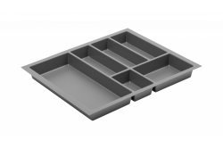 Decor Cutle Bandejas para cubiertos Inserto para cajón de cocina 600 Antracita 1208966378