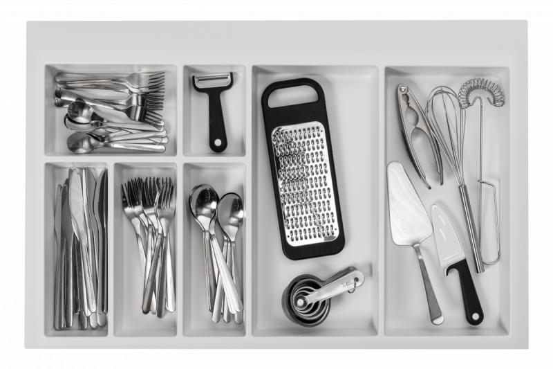 Decor Cutle Inserto para Cajón de Cocina 800 Axispace Blanco 1208966379