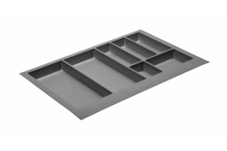 Decor Cutle Organizador de Cubiertos Inserto para Cajón de Cocina 800 Antracita 1208966380