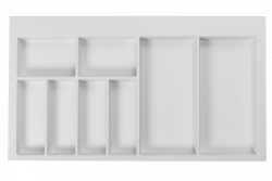 Decor Cutle Bandejas para Cubiertos Insertables para Cajón de Cocina 900 Blanco 1208966381