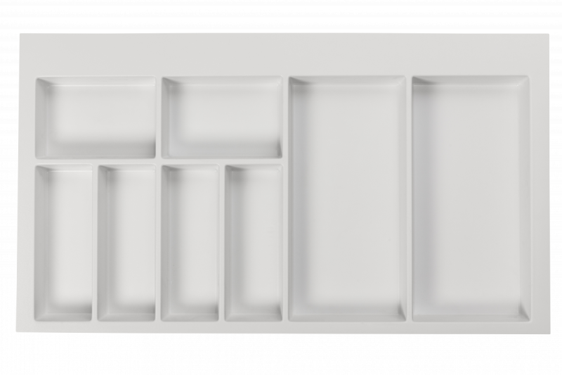 Decor Cutle Bandejas para Cubiertos Insertables para Cajón de Cocina 900 Blanco 1208966381