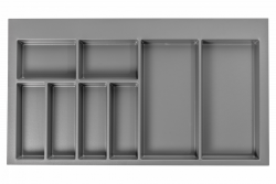 Decor Cutle Bandejas para Cubiertos Inserto para Cajón de Cocina 900 Antracita 1208966382