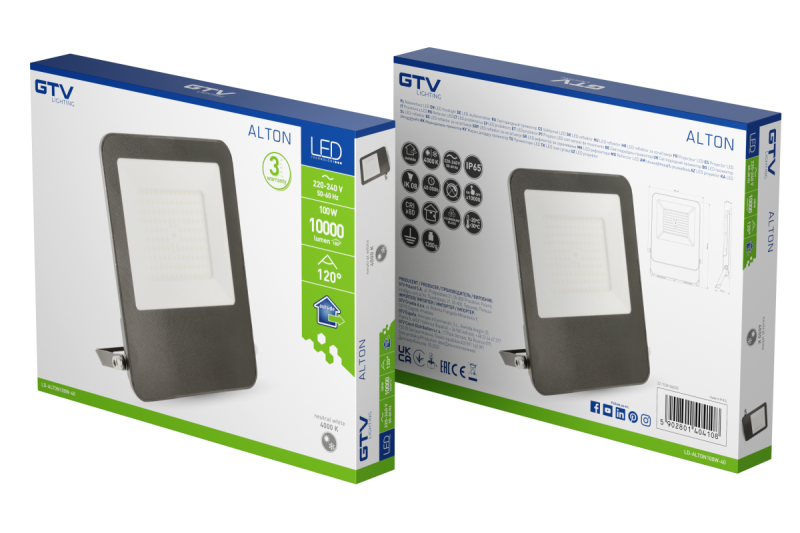 ALTON reflector, LED, 100W, 10000lm, 4000K, AC220-240V, IP65 1208966955