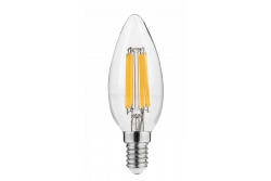 FUENTE DE LUZ LED, FILAMENTO, A-G, C35, 2700K, E14, 5,8W, AC220-240V, 360°, 640lm, 50mA 1208966964