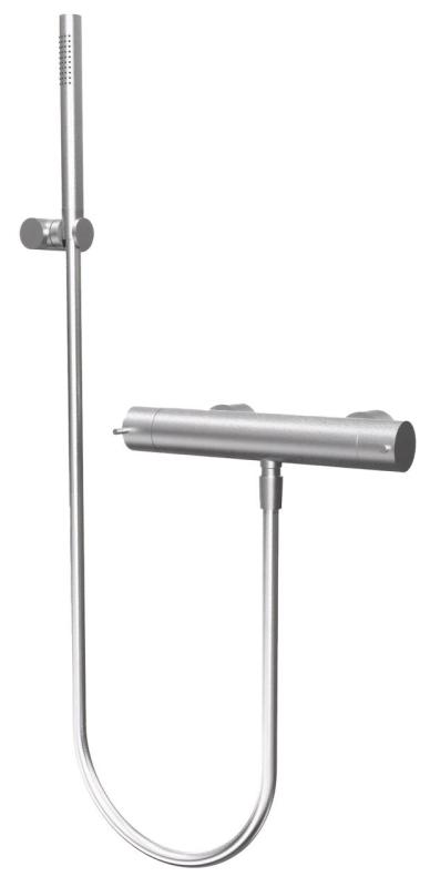 Waterevolution Flow termostato de ducha con set de ducha de acero inoxidable T140TNIE