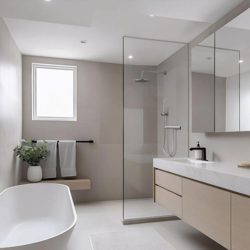 Waterevolution Flow termostato de ducha con set de ducha de acero inoxidable T140TNIE