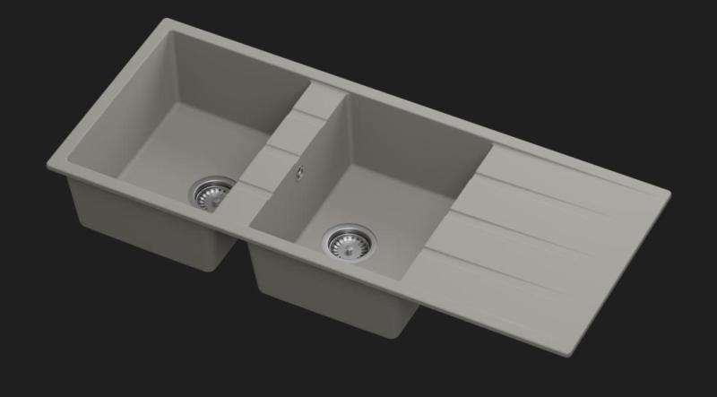 Muestra color GraniteMy Universal fregaderos Cuarzo Granito TAUPE 1208967247