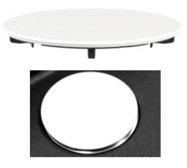 Tapa de desagüe universal Granitemy, tapa de desagüe blanco mate para fregadero 1208967259