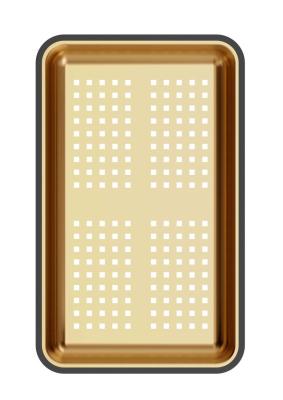 Quadri recipiente de residuos de cobre 38x23 cm para fregaderos Newport 1208967505