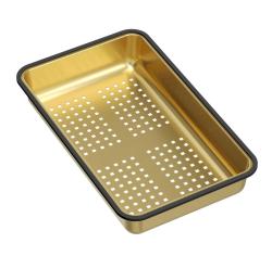 Quadri bandeja de restos dorada de 38x23 cm para fregaderos Newport 1208967506