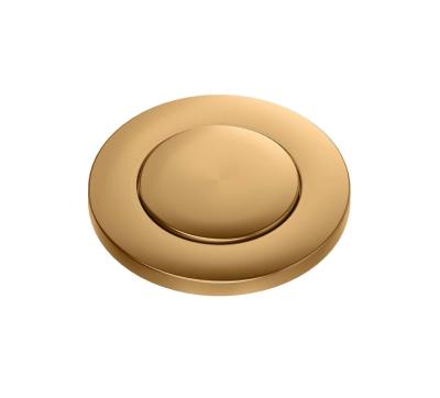 Quadri fregadero doble de cobre con juego de desagüe y rebosadero con botón push to open de cobre 1208967546