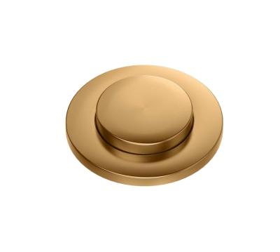 Quadri fregadero doble de cobre con juego de desagüe y rebosadero con botón push to open de cobre 1208967546