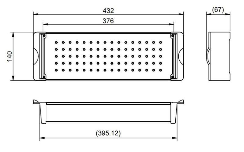 Pure.Sink Prestige bandeja empotrada para fregadero Oro PPGCL40-60
