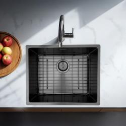 Pure.Sink Prestige estante de fondo 50 Gun Metal PPGGD50-61