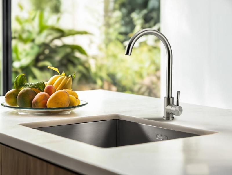 Grifo de cocina Pure.Sink Elite Steel Stream acero inoxidable PS8044-02