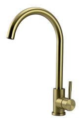 Grifo de cocina Pure.Sink Elite Steel Stream PVD en oro cepillado PS8044-60.