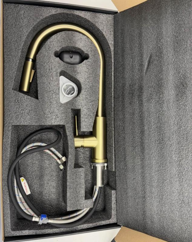 Grifo de cocina Pure.Sink Elite Steel Stream-S Negro Mate con caño extraíble PS8045-10