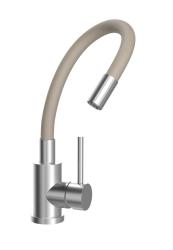 Quadri Bristol Grifo de Cocina de Acero Inoxidable con Caño Flexible Beige 1208967664