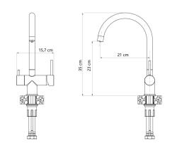 Quadri Leichester Grifo de Cocina de Acero Inoxidable de 3 vías con una conexión adicional para agua filtrada 1208967668