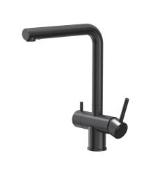 Quadri Ellesmere Grifo de Cocina Negro de 3 vías con una conexión adicional para agua filtrada 1208967780