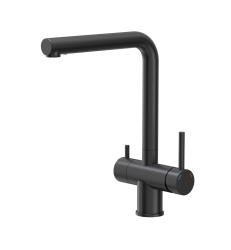 Quadri Ellesmere Grifo de Cocina Negro de 3 vías con una conexión adicional para agua filtrada 1208967780