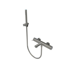 Waterevolution Flow grifo termostático de ducha de dos vías con ducha de mano cromo T130TN01