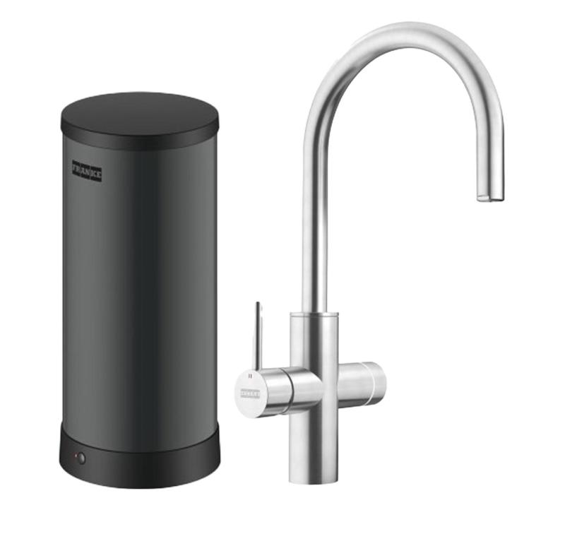 Franke Maris water hub 7L caldera 3-1 con grifo electrónico de agua hirviendo Touch de acero inoxidable 160.0715.718