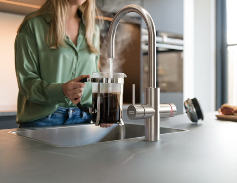 Franke Maris water hub caldera de 7L 3-1 con grifo electrónico de agua hirviendo Touch de acero inoxidable con conjunto mezclador de waterhub 1208967850