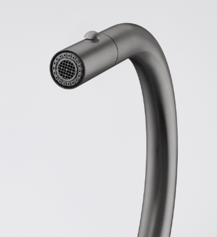 Franke Mythos Masterpiece Grifo de Cocina Antracita con Salida en J y Rociador Extraíble - 115.0711.555