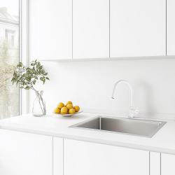 Franke Lina Grifo de Cocina Polar White Blanco con Ducha Extraíble 115.0626.081