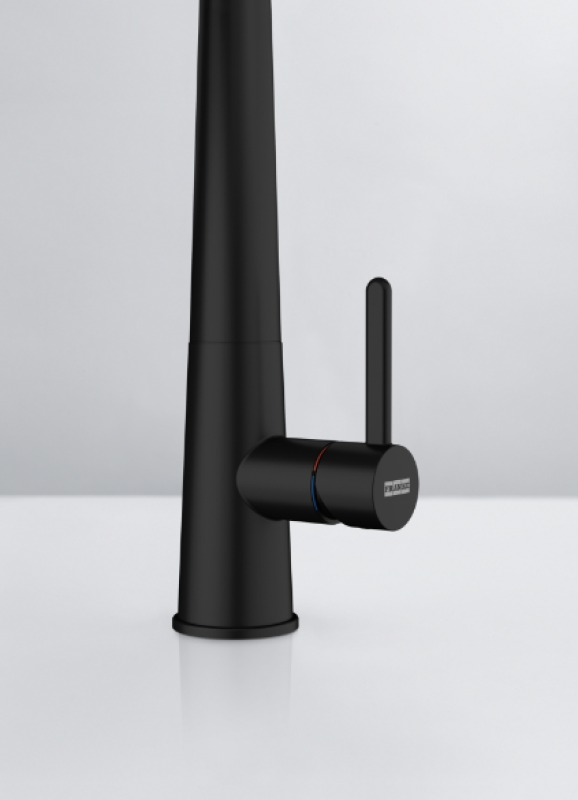 Franke Icon Monomando para Fregadero con Ducha Extraíble Flexible, Negro 115.0690.598