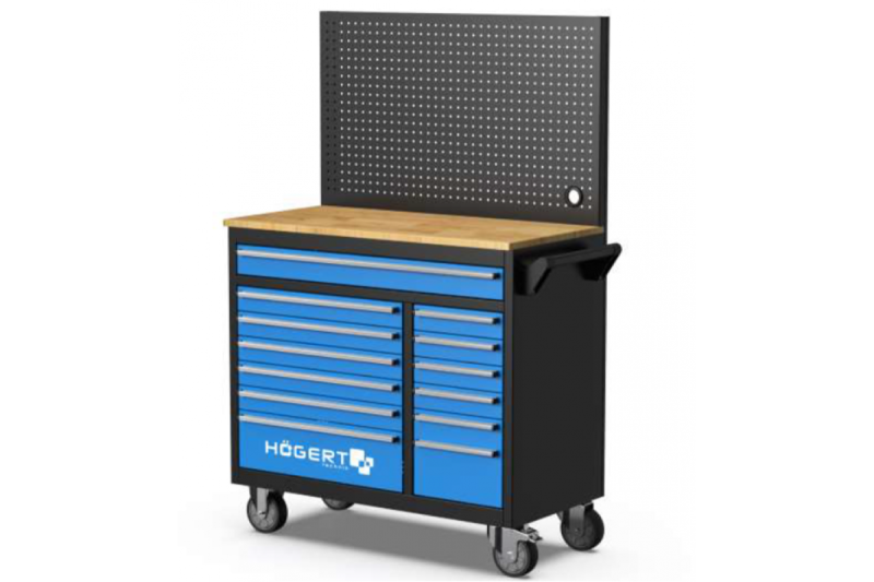Armario de taller Hoegert con panel de pared