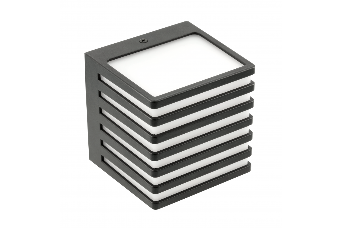 Luminaria LED SIROLO 10W, 1000lm, IP54, AC220-240V, 50/60Hz,4000K, negro