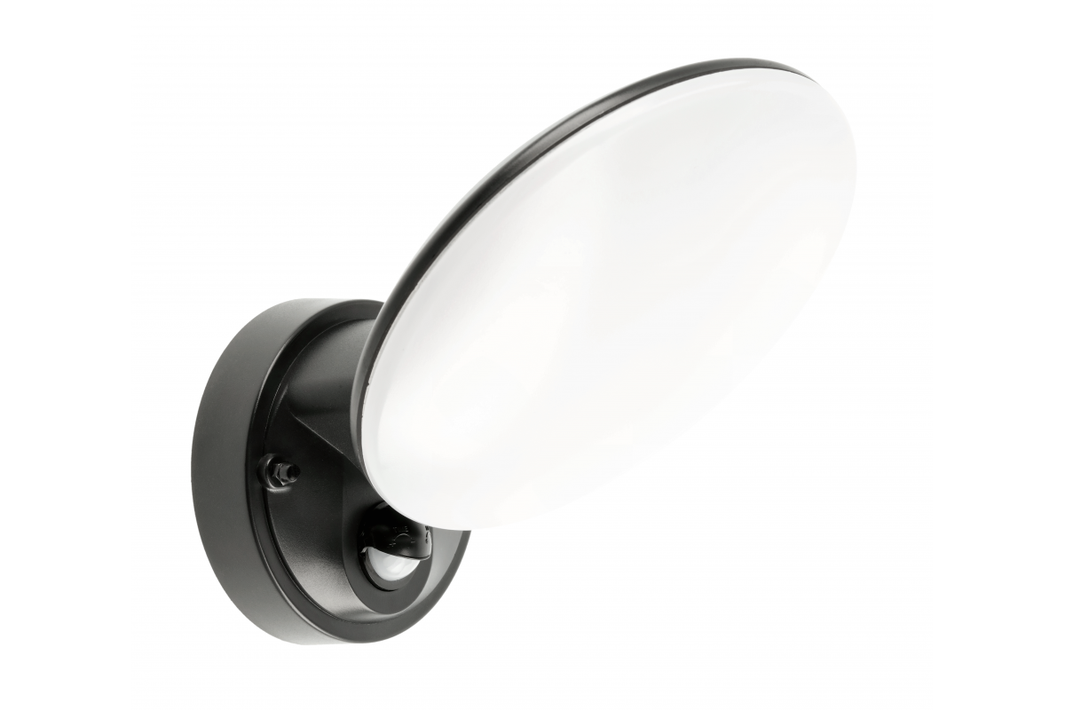 'Luminaria TERRO LED con sensor de movimiento,10W,720lm,IP54,AC220-240V,50/60Hz,4000K,negro