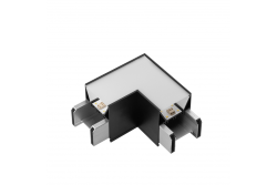 Interruptor L VINEA, LED, negro