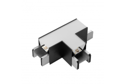 VINEA Conector en T, LED, negro