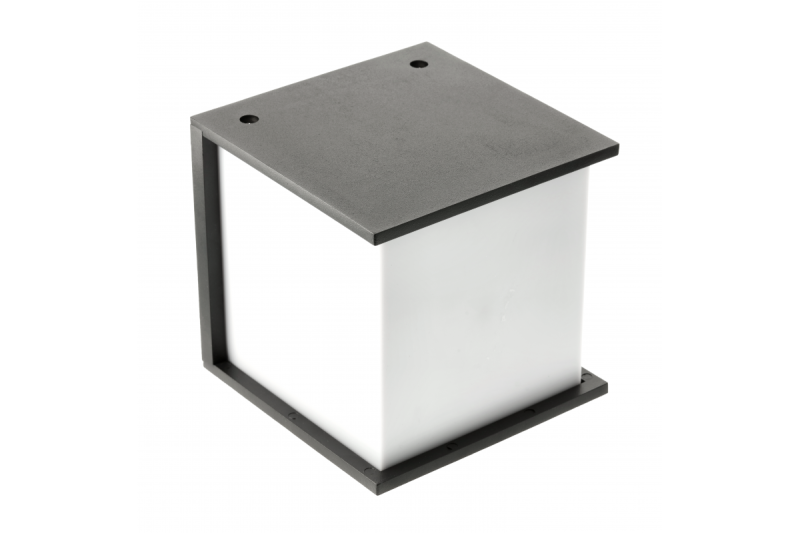 Luminaria de fachada LEO, E27, MAX. 18W, IP54, AC220-240V, 50/60Hz, negro