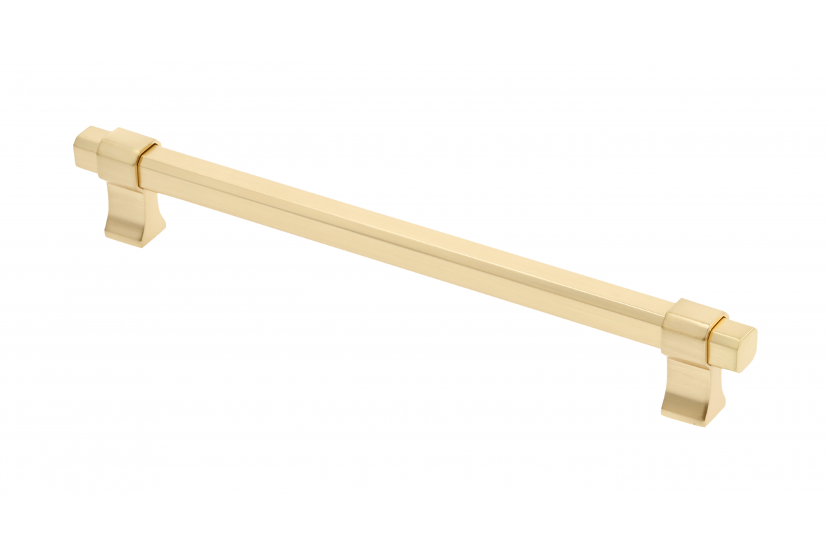 Manija de muebles GTV IMPERIAL, C=192 mm, L=226 mm, ZnAl, oro cepillado - Productafbeelding