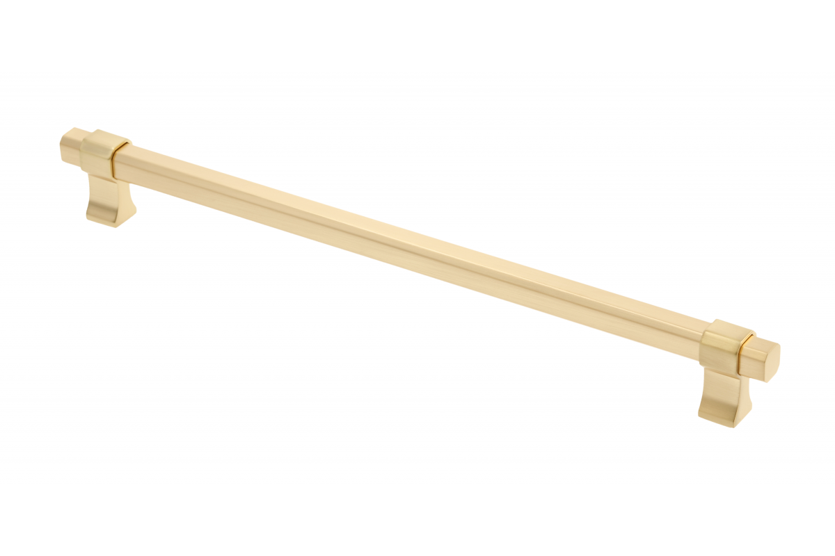 Manija de muebles GTV IMPERIAL, C=256 mm, L=290 mm, ZnAl, oro cepillado - Productafbeelding