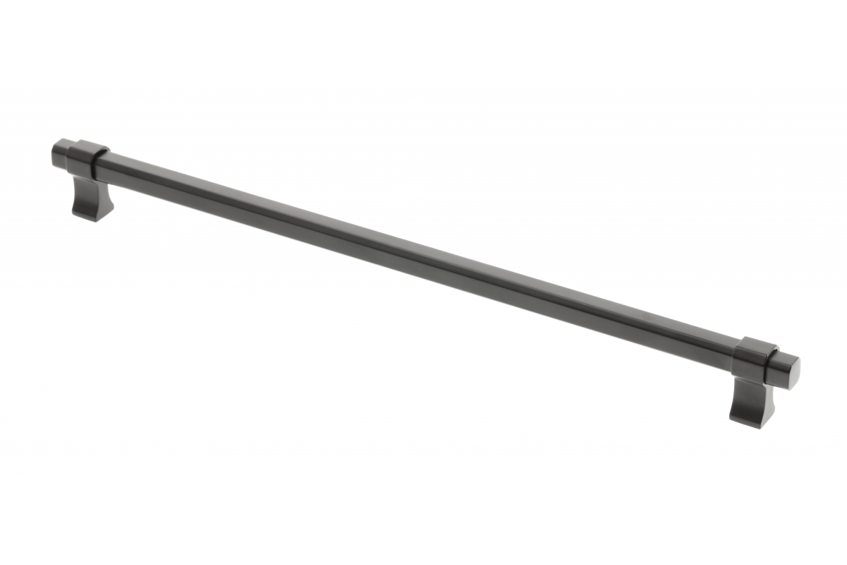 Manija de muebles GTV IMPERIAL, C=320 mm, L=354 mm, ZnAl, negro mate - Productafbeelding