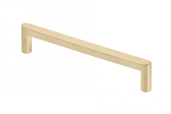 Manija de muebles GTV NYXA, C=128 mm, L=138 mm, ZnAl, oro cepillado