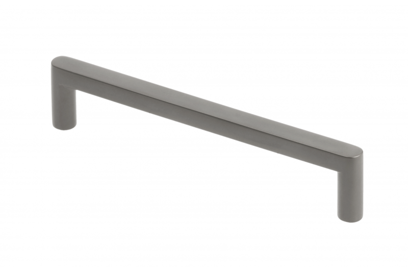 Manija de muebles GTV NYXA, C=128 mm, L=138 mm, ZnAl, grafito claro