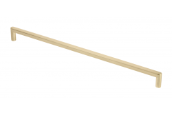 Manija de muebles GTV NYXA, C=320 mm, L=330 mm, ZnAl, oro cepillado