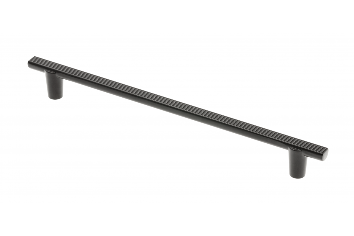 Manija de muebles GTV RAY, C=192 mm, L=232 mm, ZnAl, negro mate - Productafbeelding