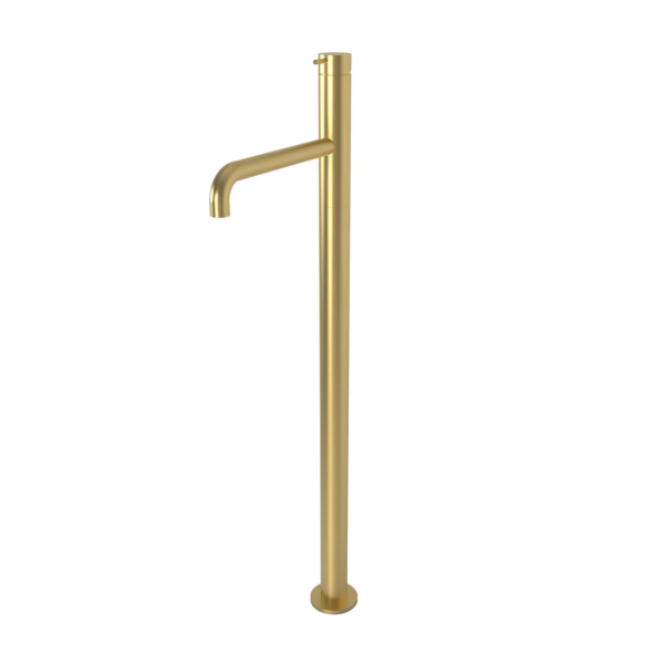 Waterevolution Flow grifo de bañera independiente light gold T134WGE