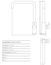 Waterevolution Flow grifo de cocina con caño giratorio en ángulo cromo T158H01