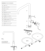 Waterevolution Flow keukenmengkraan met haakse draaibare uitloop RVS T158HIE