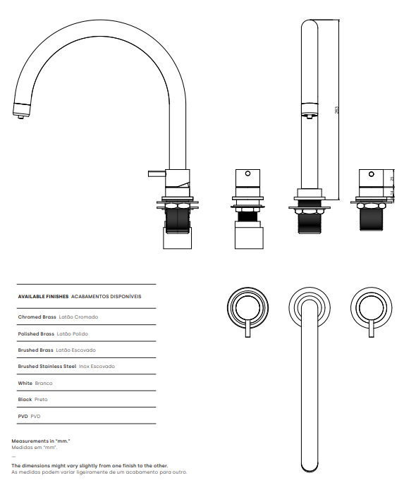 Waterevolution Flow grifo de cocina de 3 agujeros con caño giratorio y conexión para agua filtrada de latón T152ULE