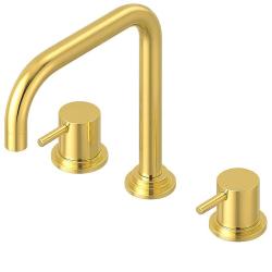 Revolución del Agua Flow grifo de cocina de 3 orificios con caño giratorio y conexión para agua filtrada de latón T152HLE